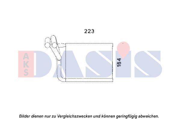 AKS DASIS Lämmityslaitteen kenno 519016N